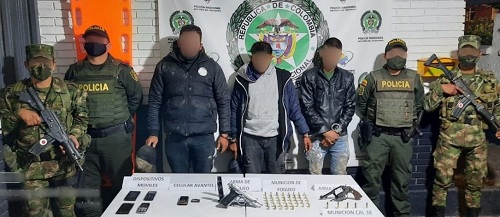 Detenidos cuando aparentemente asaltaban una finca en zona rural de Sibaté, Cundinamarca