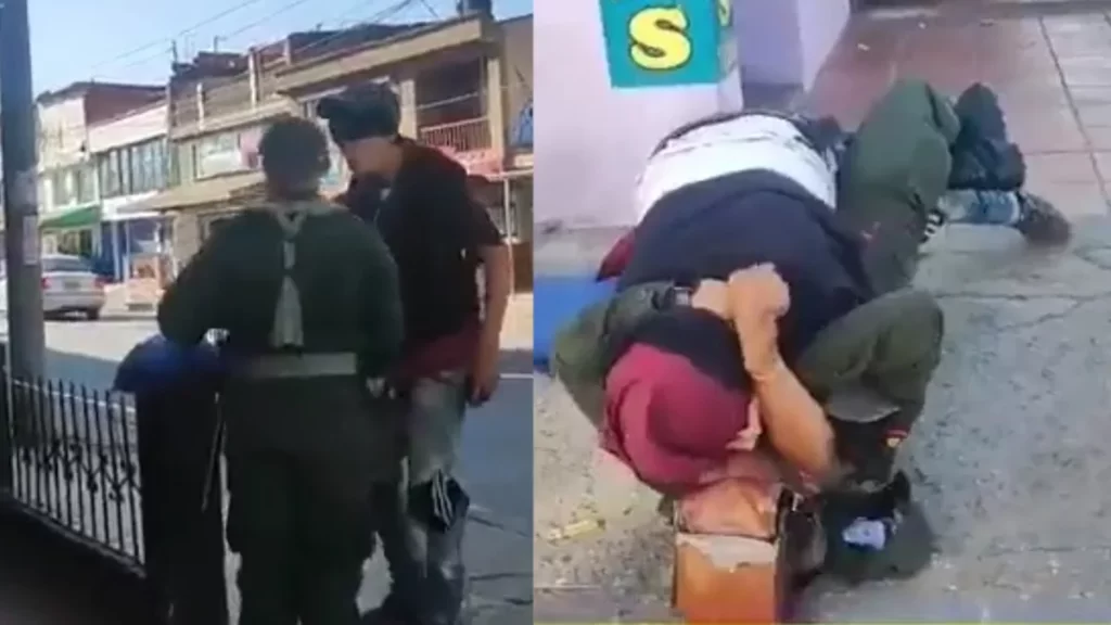 policia-fue-atacado-por-un-hombre-en-chia-cundinamarca