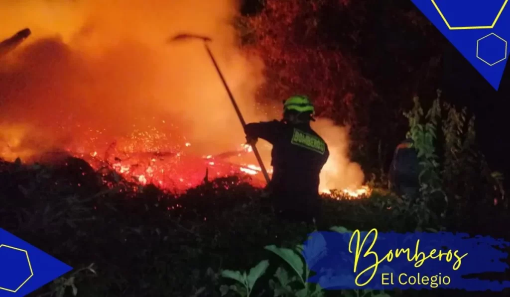 Incendio en zona rural de Viotá, Cundinamarca