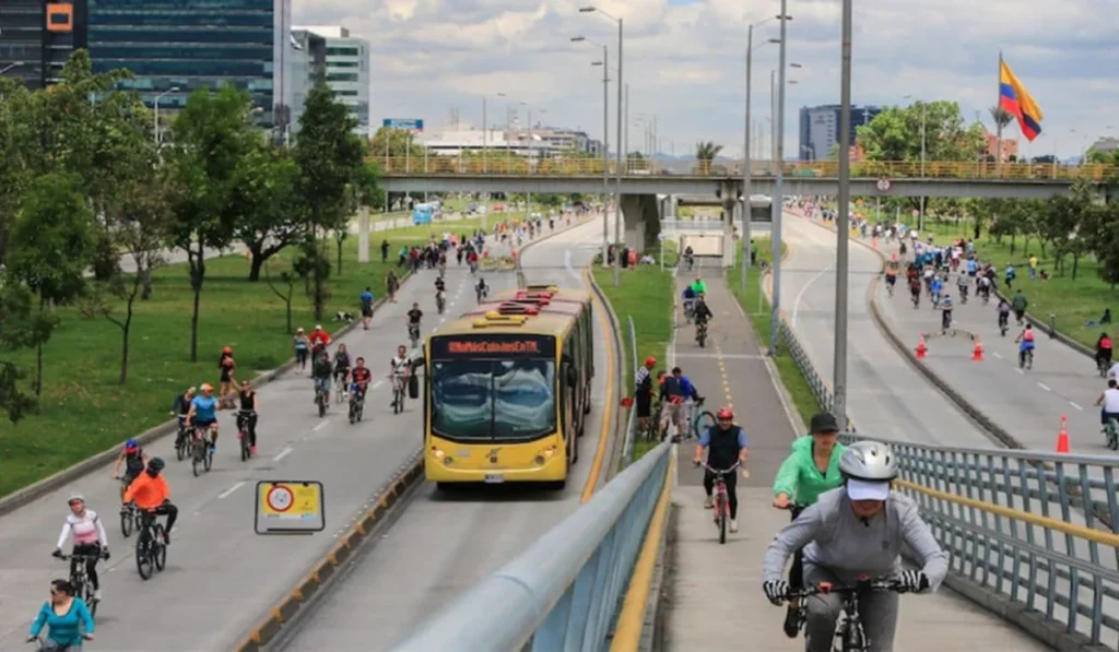 Día sin carro y sin moto en Bogotá