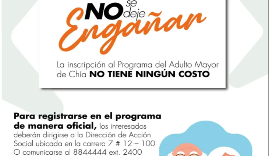Programa adulto mayor en Chía